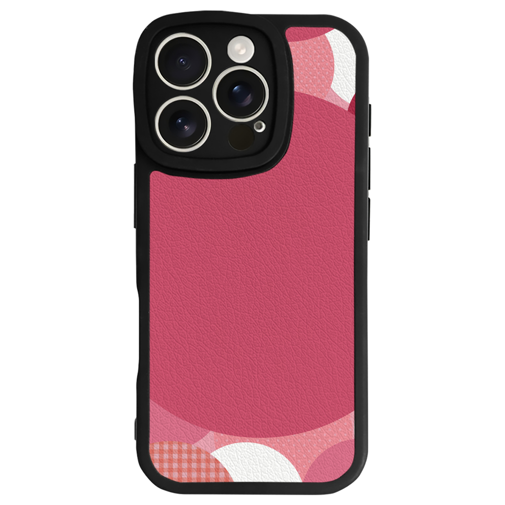 （画像用） Hello Kitty ハローキティ 【iPhone 16シリーズ対応】シリコンスマホケース（レザー調） 材質：シリコン